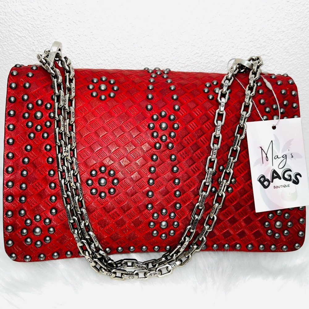 Dior: JADIOR Clutch Studded Shoulder Bag *RARE* - Picture 8 of 16